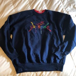 Color Me Grandma Sweatshirt (Crew Neck) | LARGE